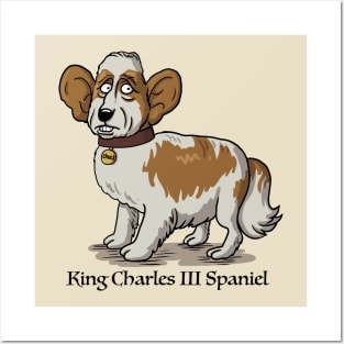 King Charles III spaniel Posters and Art